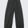 Low Rise Pull-On Ripstop Trousers – Dark Grey Low Rise Pull-On Ripstop Trousers – Dark Grey