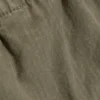 Low Rise Pull-On Ripstop Trousers – Dusty Green Khaki Low Rise Pull-On Ripstop Trousers – Dusty Green Khaki