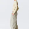Low Rise Pull-On Ripstop Trousers – Light Dusty Mole Low Rise Pull-On Ripstop Trousers – Light Dusty Mole