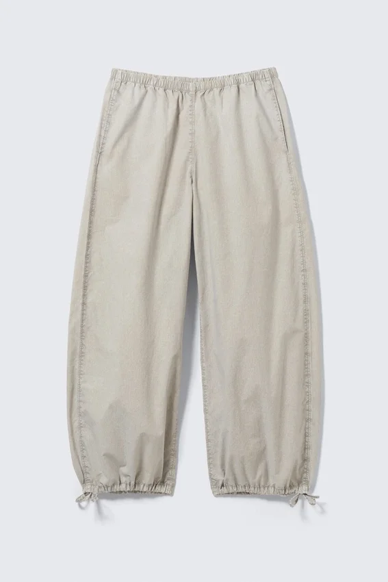 Low Rise Pull-On Ripstop Trousers – Light Dusty Mole Low Rise Pull-On Ripstop Trousers – Light Dusty Mole