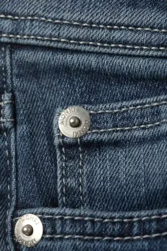Low Rise Regular Bootcut Jeans – Medusa Blue – Dark Blue