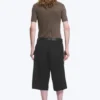 Low Rise Relaxed Suiting Shorts – Black Low Rise Relaxed Suiting Shorts – Black