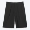 Low Rise Relaxed Suiting Shorts – Black Low Rise Relaxed Suiting Shorts – Black