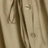 Low Rise Ruched Drawstring Trousers – Light Khaki Green Low Rise Ruched Drawstring Trousers – Light Khaki Green