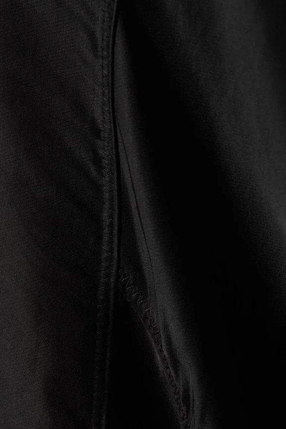 Low Rise Satin Midi Skirt – Black Low Rise Satin Midi Skirt – Black