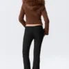 Low Rise Skinny Flared Leg Trousers – Black Low Rise Skinny Flared Leg Trousers – Black