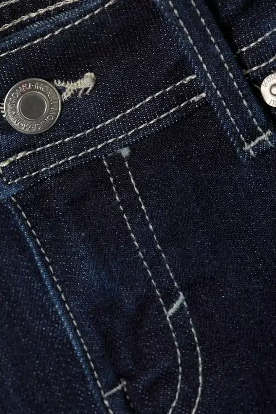 Low Rise Slim Flared Leg Jeans – Blue Rinse – Dark Blue Low Rise Slim Flared Leg Jeans – Blue Rinse – Dark Blue