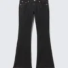 Low Rise Slim Flared Leg Jeans – Ink Black – Black Low Rise Slim Flared Leg Jeans – Ink Black – Black