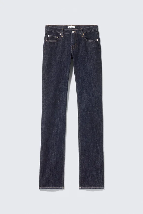 Low Rise Slim Jeans – Blue Rinse – Dark Blue Low Rise Slim Jeans – Blue Rinse – Dark Blue