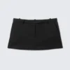 Low Rise Slim Mini Suiting Skirt – Black Low Rise Slim Mini Suiting Skirt – Black
