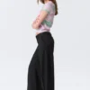 Low Rise Suiting Trousers – Black