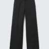 Low Rise Suiting Trousers – Black