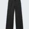 Low Rise Suiting Trousers – Black