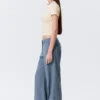 Low Rise Suiting Trousers – Dusty Blue Low Rise Suiting Trousers – Dusty Blue