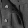 Low Rise Suiting Trousers – Pinstriped Grey Melange Low Rise Suiting Trousers – Pinstriped Grey Melange
