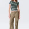 Low Rise Suiting Trousers – Pinstriped Mole