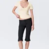 Low Rise Tailored Capri Trousers – Black Low Rise Tailored Capri Trousers – Black