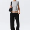 Low Rise Terry Sweatpants – Black Low Rise Terry Sweatpants – Black