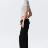 Low Rise Terry Sweatpants – Black Low Rise Terry Sweatpants – Black