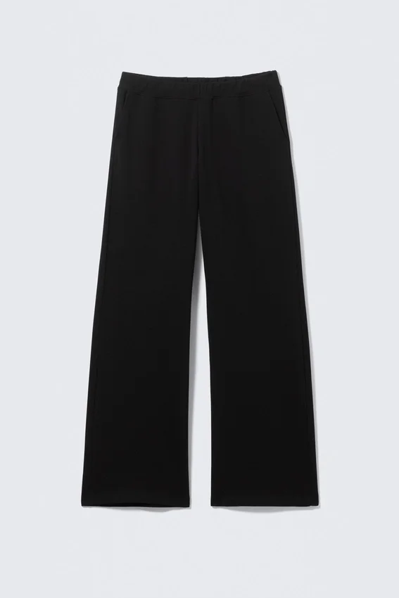Low Rise Terry Sweatpants – Black Low Rise Terry Sweatpants – Black