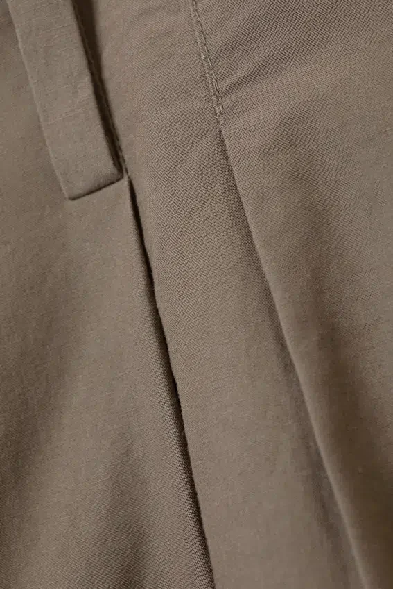 Low Rise Wide Leg Pleated Trousers – Dusty Mole Low Rise Wide Leg Pleated Trousers – Dusty Mole