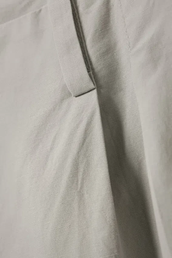 Low Rise Wide Leg Pleated Trousers – Light Mole Low Rise Wide Leg Pleated Trousers – Light Mole