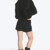 Low Waist Mini Suiting Shorts – Black Low Waist Mini Suiting Shorts – Black