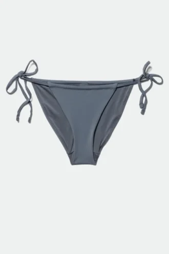 Low Waist Ruched Bikini Briefs – Blue
