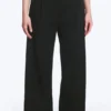 Low Waist Wide Suiting Trousers – Black Low Waist Wide Suiting Trousers – Black