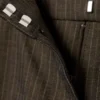 Low Waist Wide Suiting Trousers – Dark Mole – Pinstripe Low Waist Wide Suiting Trousers – Dark Mole – Pinstripe