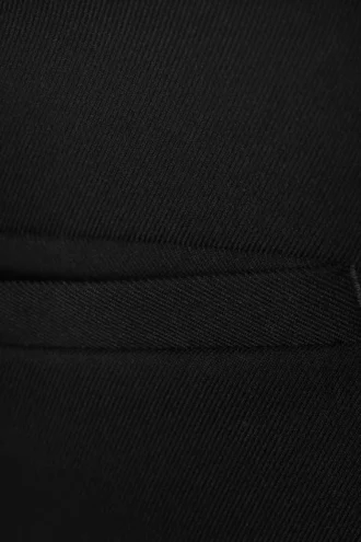 Low Waisted Mini Suiting Skirt – Black Low Waisted Mini Suiting Skirt – Black