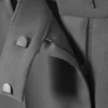 Low Waisted Pleated Suiting Trousers – Dark Grey Low Waisted Pleated Suiting Trousers – Dark Grey