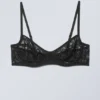 Lucy Lace Underwire Bra – Black Lucy Lace Underwire Bra – Black