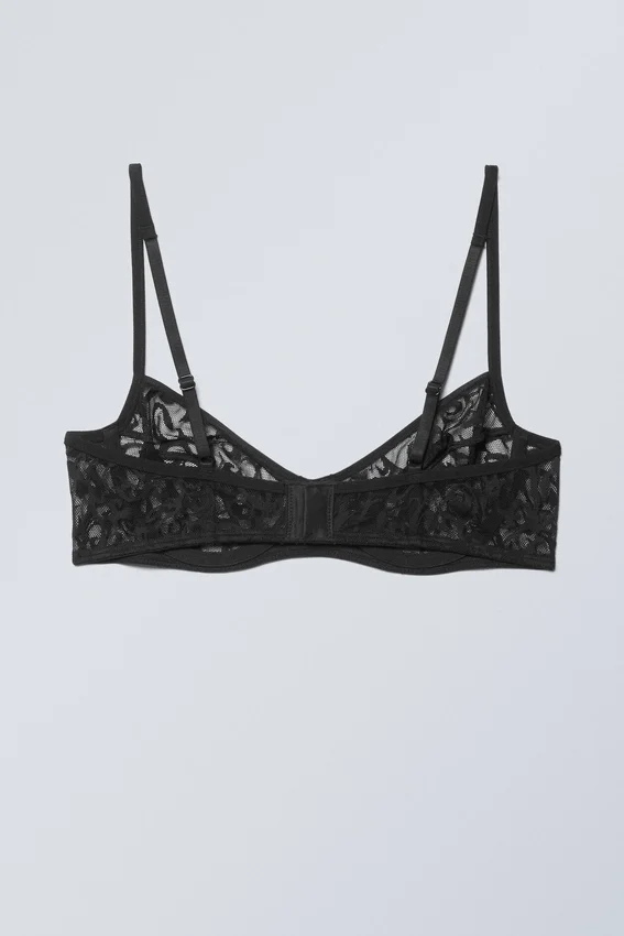 Lucy Lace Underwire Bra – Black Lucy Lace Underwire Bra – Black
