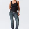 Luna Low Rise Skinny Bootcut Jeans – Blue Hymn – Medium Blue Luna Low Rise Skinny Bootcut Jeans – Blue Hymn – Medium Blue