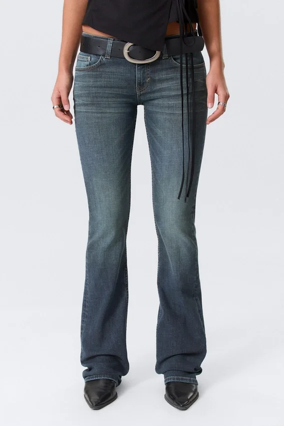 Luna Low Rise Skinny Bootcut Jeans – Blue Hymn – Medium Blue Luna Low Rise Skinny Bootcut Jeans – Blue Hymn – Medium Blue