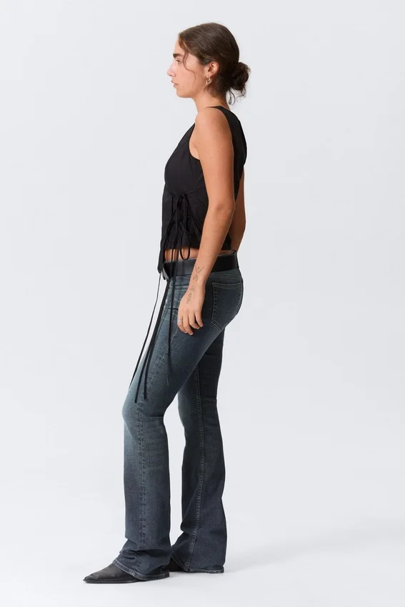 Luna Low Rise Skinny Bootcut Jeans – Blue Hymn – Medium Blue Luna Low Rise Skinny Bootcut Jeans – Blue Hymn – Medium Blue