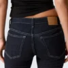 Luna Low Rise Skinny Bootcut Jeans – Blue Rinse – Dark Blue Luna Low Rise Skinny Bootcut Jeans – Blue Rinse – Dark Blue