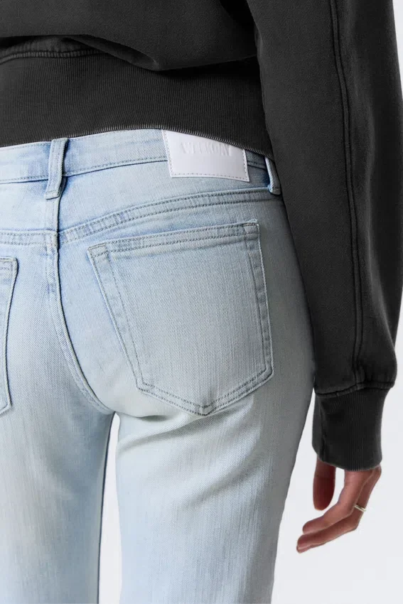 Luna Low Rise Skinny Bootcut Jeans – Fluid Blue – Light Blue Luna Low Rise Skinny Bootcut Jeans – Fluid Blue – Light Blue