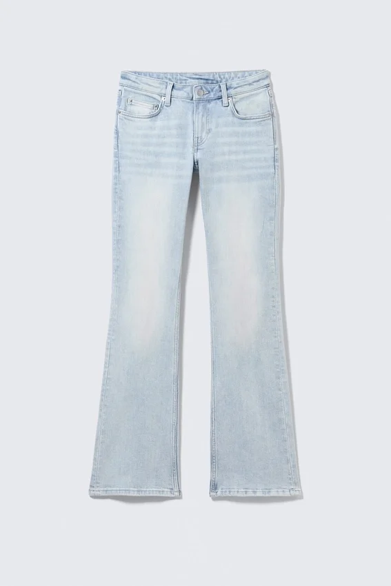Luna Low Rise Skinny Bootcut Jeans – Fluid Blue – Light Blue Luna Low Rise Skinny Bootcut Jeans – Fluid Blue – Light Blue