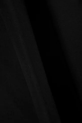 Lyocell One-Shoulder Tie Top – Black