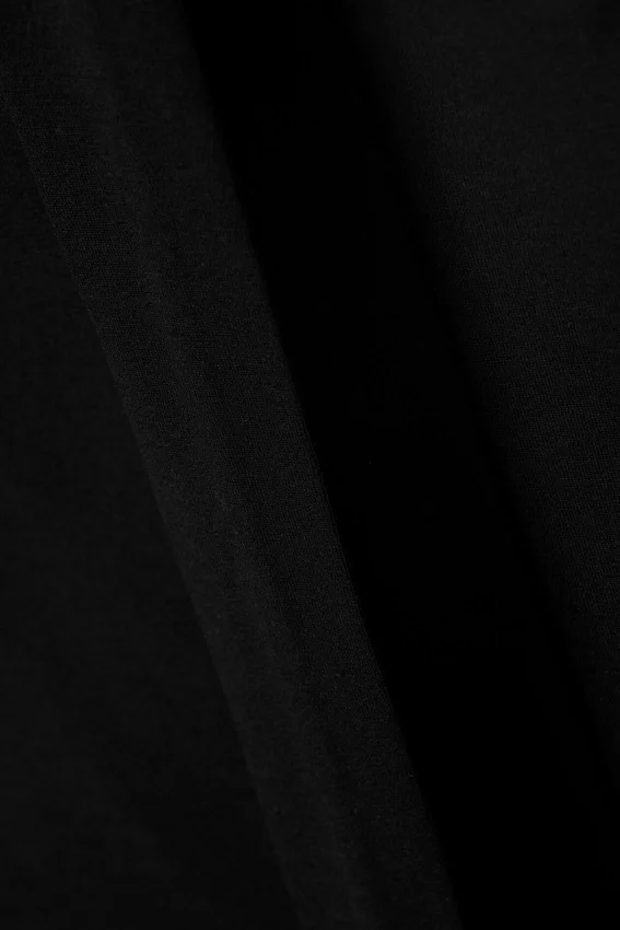 Lyocell One-Shoulder Tie Top – Black Lyocell One-Shoulder Tie Top – Black