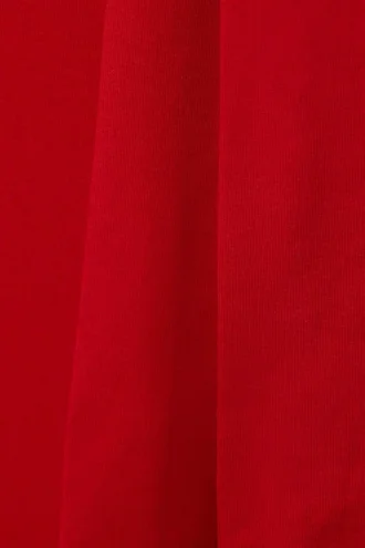 Lyocell One-Shoulder Tie Top – Red