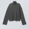 Maggie Wool Turtleneck – Dark Grey Maggie Wool Turtleneck – Dark Grey