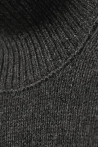 Maggie Wool Turtleneck – Dark Grey
