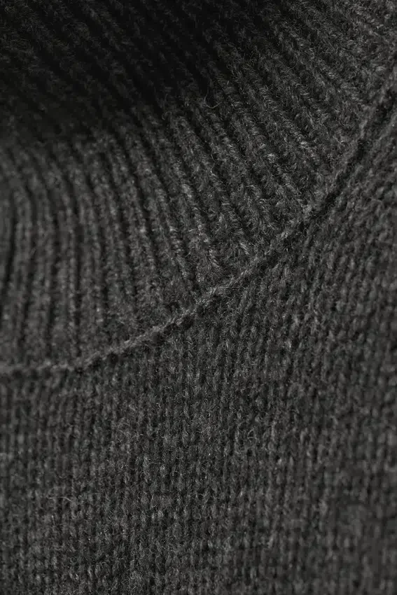 Maggie Wool Turtleneck – Dark Grey Maggie Wool Turtleneck – Dark Grey