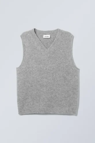 Margo Vest – Grey Melange