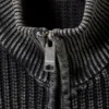 Mattias Regular Cardigan – Washed Black Mattias Regular Cardigan – Washed Black