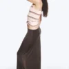 Maxi Jersey Skirt – Dark Brown Maxi Jersey Skirt – Dark Brown