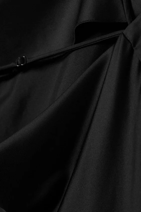 Maxi Satin Slip Dress – Black Maxi Satin Slip Dress – Black